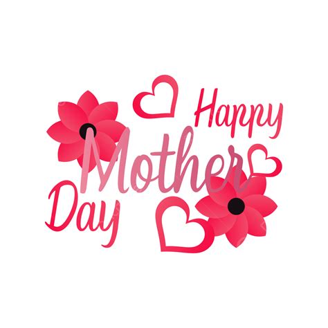 Happy Mother Day Vector Hd Png Images Happy Mothers Day Beautifull Vector Design Happy