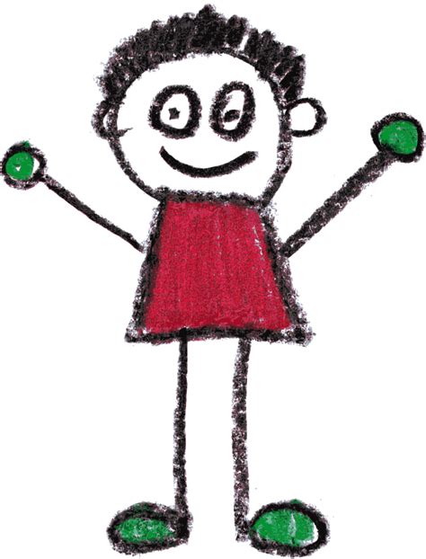 Crayon Doodle Happy Kids Drawing Png Transparent