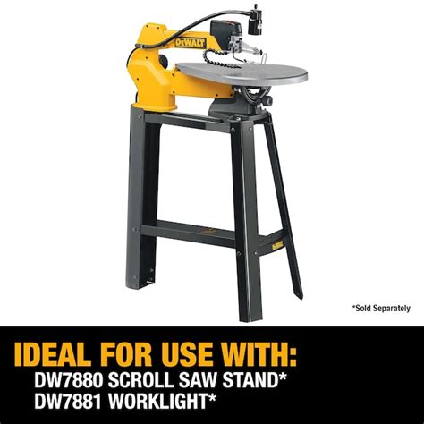 Dewalt 20 In 13 Amp Variable Speed Corded Scroll Saw Dw788 At