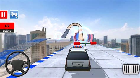 Police Prado Car Stunt Mega Ramp Stunts D Android Gameplay On