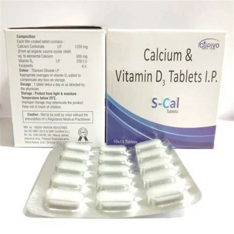 Calcium And Vitamin D3 Tablet At ₹ 900box Calcium And Vitamin D3