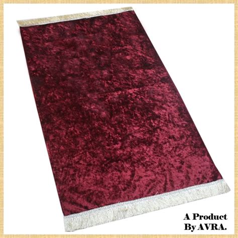 Turkish Travel Prayer Mats Plain Adult Premium Sejadah Women Traveling