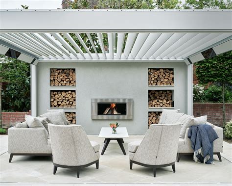 Covered Patio Designs With Fireplace Adding An Outdoor Fireplace Or