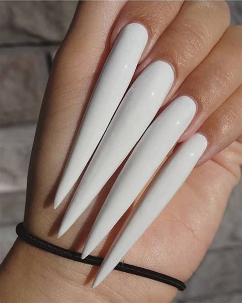 New Nail Trend Extra Long Nails The Glossychic