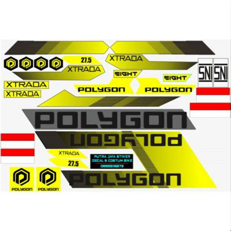 Jual Decal Stiker Sepeda Polygon Xtrada Shopee Indonesia