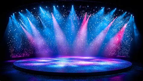 vibrant light show  concert stage  bright lighting effects