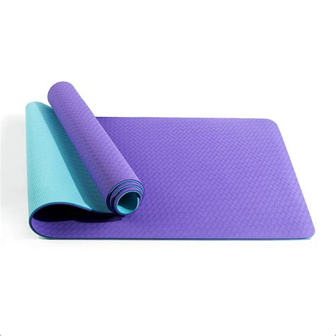 High Quality Yoga Mat Custom Logo Manufacturer Single And Double Color Mat Tpe Yoga Mat - Buy ...