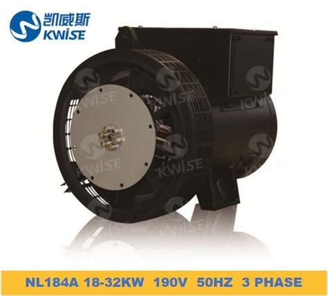 Kwise Nl184a 190v 50hz 1500rpm 18 32kw 3 Phase Ac Brushless Alternator