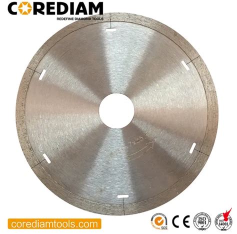 Mm Sintered Continuous Saw Blade With Silent Cutting Slot Tile