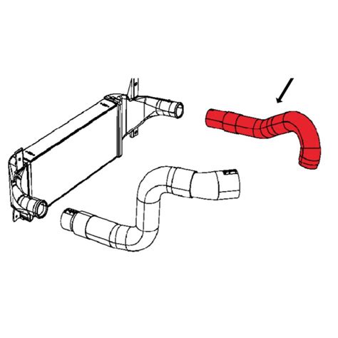 Durite entrée intercooler JK 2 8L CRD