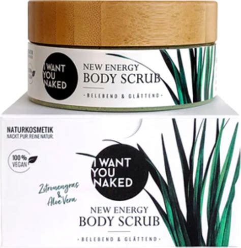 I WANT YOU NAKED New Energy Body Scrub Ecco Verde Onlineshop