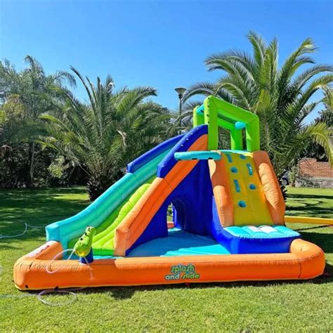 Inflable Acuático Sportspower Splash And Slide Cañon De Agua Envío gratis