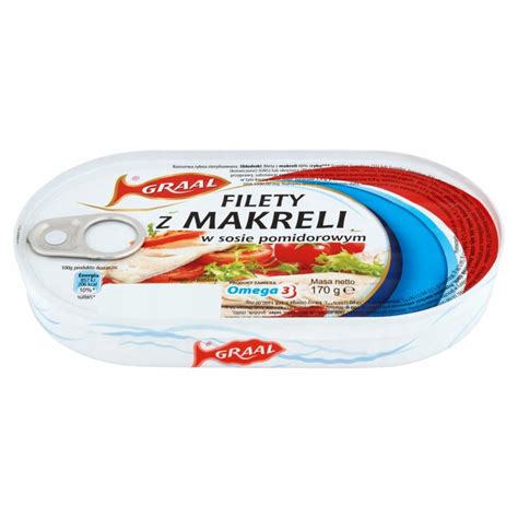 Filet Z Makreli W Sosie Pomidorowym 170g Graal 9983070693 Allegro Pl