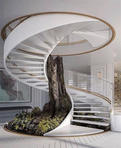 spectacular floating spiral staircases | モダンハウス, ハウスデザイン, 階段の設計