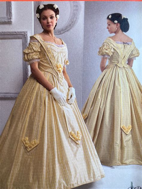 Civil War Ball Gown Patterns Vintage Sewing Patterns Out Of Print