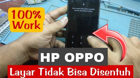 Cara Mengatasi HP OPPO Layar Tidak Bisa Disentuh OPPO A53 YouTube