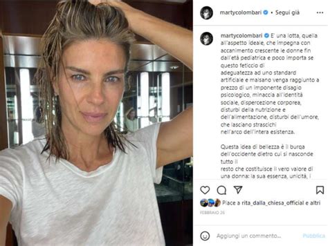 Martina Colombari Senza Trucco Solo La Mia Essenza Eccomi Sono Cos