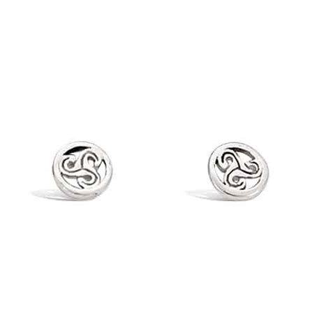 Boucle Oreille Argent Triskel Bijoux Kebijoox Boucle Oreille