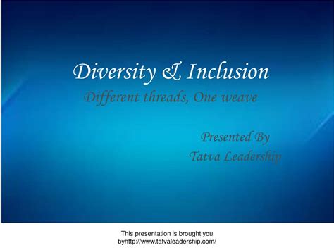 Ppt Diversity And Inclusion Powerpoint Presentation Free Download