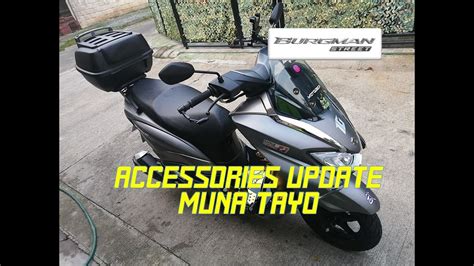 Burgman Street 125 Accessories Update Price Breakdown And