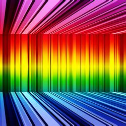 Abstract Rainbow Stripes Colorful Background Vector Image