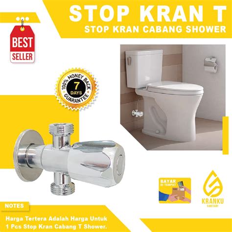 Jual Stop Kran Wc Cabang Stop Kran Closet Stop Keran Closet Stop Kran T