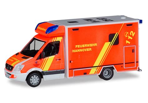 Herpa Mercedes Benz Sprinter Fahrtec Feuerwehr Hannover 911047