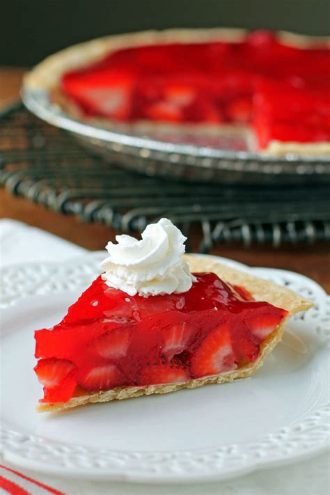 Strawberry Jello Pie Emily Bites