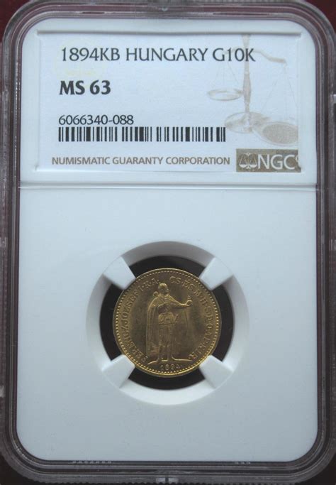 10 Koruna 1894 KB František Josef I NGC Aukro