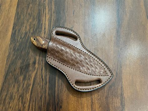 amazoncom sogo knives leather knife sheath  belt slanted sheath