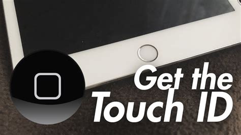 How To Get Touch Id On Ipad Mini Youtube