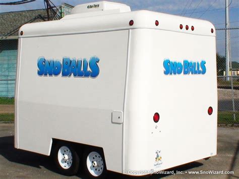 Snoball Trailer Graphics Snowizard Inc