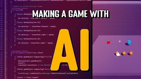 Using Ai To Make An Entire Game In Unity3d Youtube