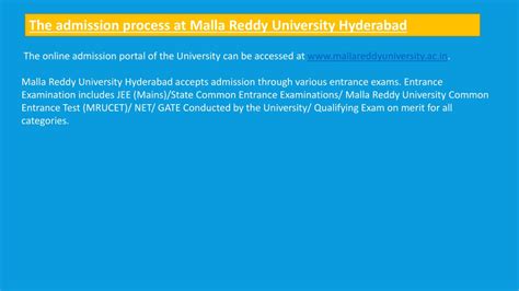 PPT - Malla Reddy University, Hyderabad PowerPoint Presentation, free ...