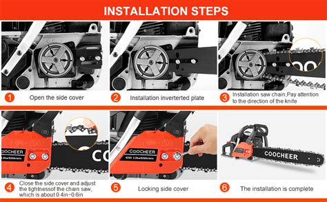 Amazon Cc Gas Chainsaw Coocheer Inch Power Chain Saw Cycle