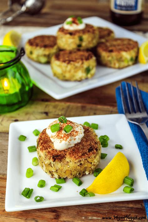 Vegan Crab Cakes Vegan Appetizer Crabless Cakes Hearts Of Palm