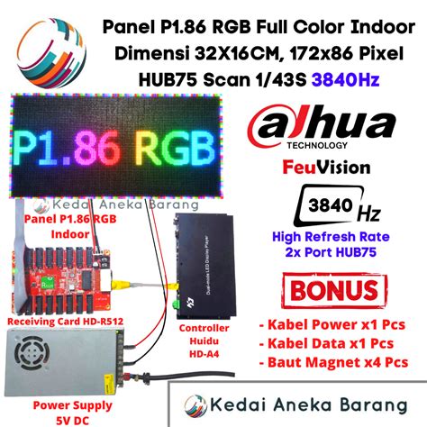 Jual Panel Module Modul LED P1 86 Videotron SMD RGB Full Color Indoor