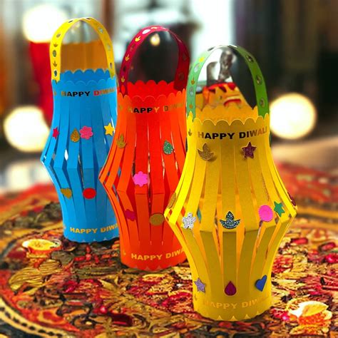 DIY Diwali Lantern Craft Kit Makes 5 Lanterns Kids Craft Activity ...