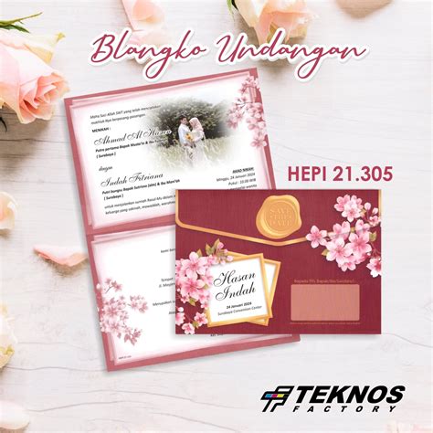 Jual Blangko Blanko Undangan Kosong Hepi 21305 Shopee Indonesia