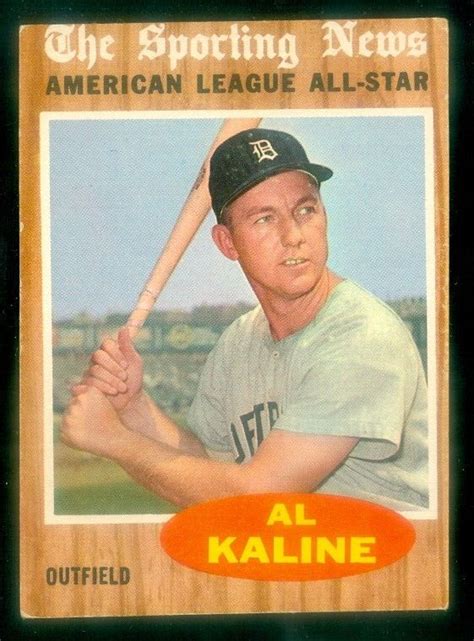 1962 TOPPS 470 AL KALINE ALL STAR VGEX EBay