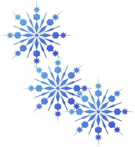 Snowflakes Blue Clip Art At Vector Clip Art Online Royalty Free And Public Domain