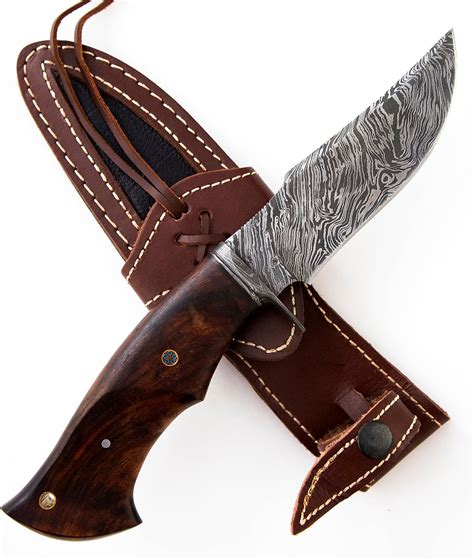 BIGCAT ROAR Handmade Damascus Hunting Knife Bushcraft Fixed Blade