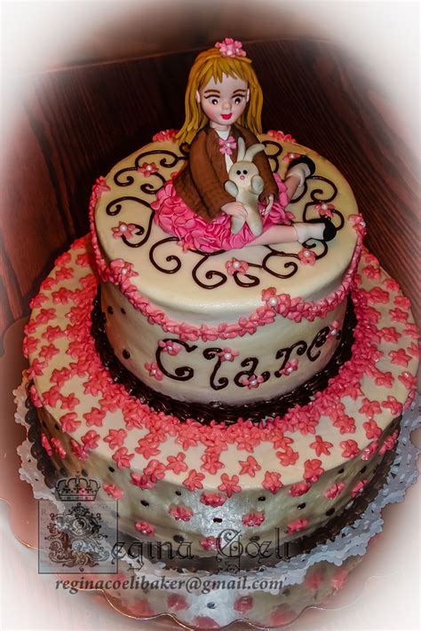 Sweet Girly Birthday Cake - CakeCentral.com