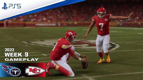 Tennessee Titans Vs Kansas City Chiefs Week 9 2022 Gameplay Youtube