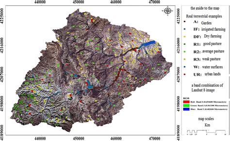 Satellite Image Of Landsat 8 Oli Tirs Sensor And Ground Control Points