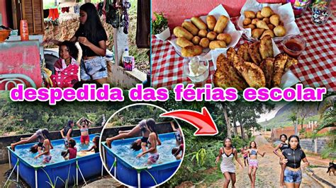 ACABOU AS FERIAS ESCOLAR O FIM FIZEMOS MUITAS BRINCADEIRAS PISCINA