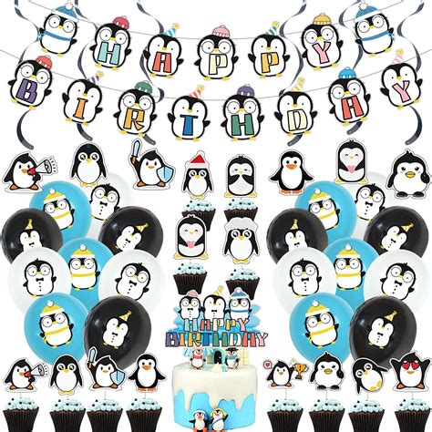 Buy Penguin Party Supplies Penguin Themed Birthday Decoration With