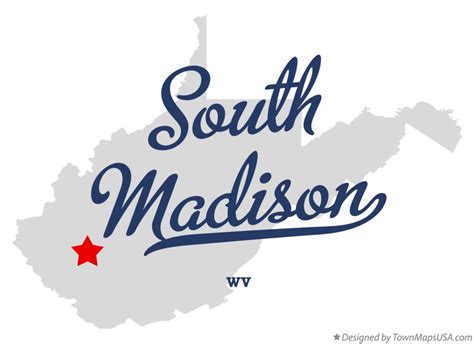 Map of South Madison, WV, West Virginia