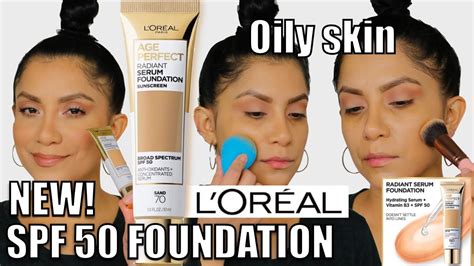 NEW L OREAL AGE PERFECT RADIANT SERUM SPF 50 FOUNDATION 2 DAY WEAR