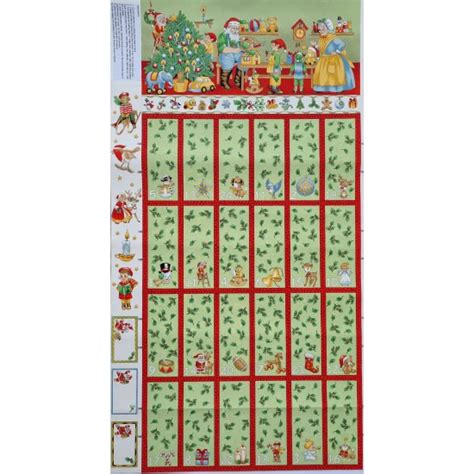 Advent Calendar By Nutex fold up Christmas Scene – L & C Fabrics